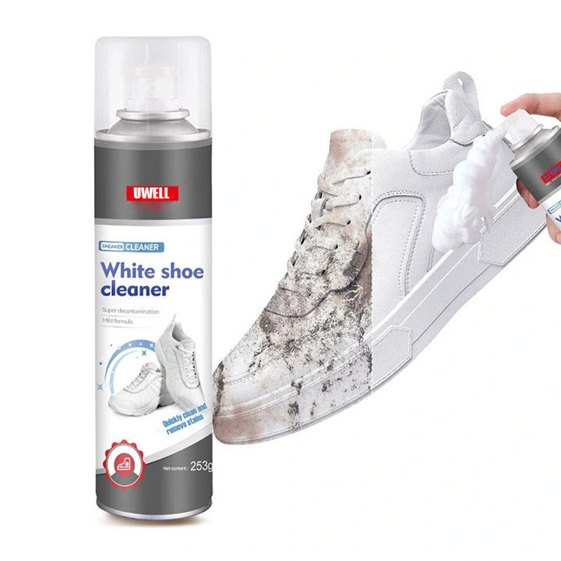 WHJJ-GH014 Aerosol Limpiador Espumoso para Zapatos Blancos